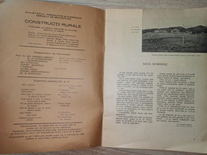 Constructii rurale, Caietul IV-V, CCA 1935-1940
