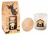 Cumpara ieftin Set 4 lumanari Craciun 8x9.5 cm