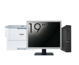 Pachet Calculator Second Hand DELL OptiPlex 9020 Mini PC, Intel Core i5-4590T 2.00GHz, 8GB DDR3, 128GB SSD + Monitor 19 Inch + Imprimanta Brother HL-L