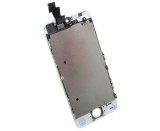 Display iPhone 5S LCD Alb Complet Cu Tablita Metalica Si Conector Amprenta