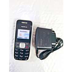 Telefon Nokia 1209 negru folosit