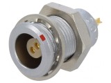 Conector Circular 2 Pini Soclu Mamă Lipire 3.5A IP50