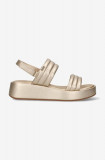 Mexx sandale No&euml; femei, culoarea auriu, cu platforma, MIBN1603941W