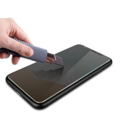 Folie de sticla privancy 5D case friendly Apple iPhone X Glass GloMax securizata foto