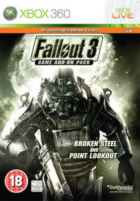 Joc XBOX 360 Fallout 3 Game Add-on Pack: Broken Steel and Point Lookout foto