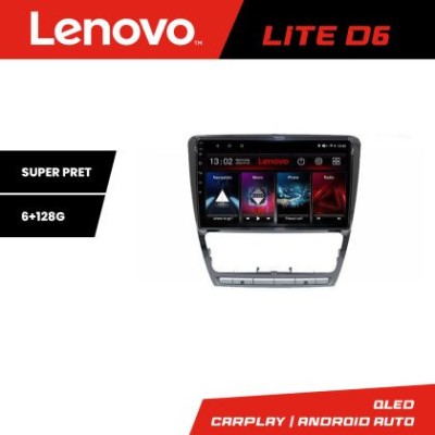 Navigatie Skoda Octavia 2 2005-2013 Lenovo Kit-005 8 core 6+128 GB Android Waze USB Navigatie Internet Youtube Radio CarStore Technology foto