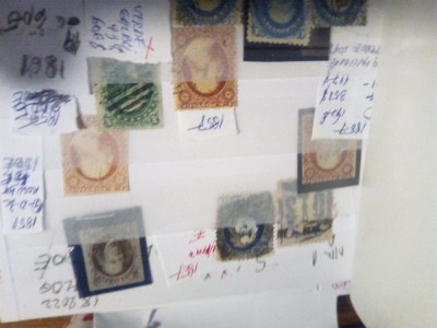 Colectie de timbre1840-1860 USA. Anglia,Italia si ROMANIA foto