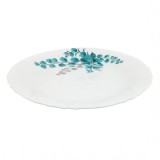 Set 6 Farfurii Intinse Desert Opal Alb Model Aqua 19cm DNC57421