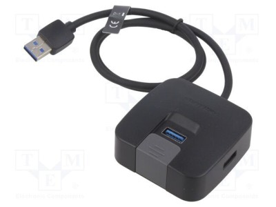 Hub USB VENTION 4 porturi USB A 2.0/3.0 negru foto