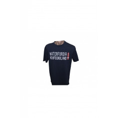 Tricou, Fashion House, cu imprimeu logo Waterfordia, Navy, M