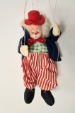 Masrioneta clovn teatru de papusi cca 35 cm inaltime anii &#039;60