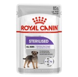 Hrana umeda caini, Royal Canin Sterilised, plic 85 g, toate taliile, adult, mix carne