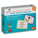 Invat usor la franceza: 50 de harti mentale - Volumul I - CP, Cls. I, a II-a