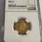20 lei gold coin 1890 Carol 1 rege a romanilor NGC , gradare MS 61