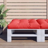 VidaXL Pernă pentru paleți, roșu, 80x80x12 cm, material textil