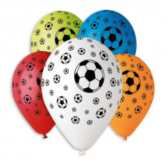 Baloane personalizate fotbal din latex 30 cm set 10 buc foto