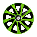 Cumpara ieftin Set 4 capace roti Extra drift green R13 pentru gama auto Fiat, Autohelix MSA