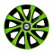 Set 4 capace roti Extra drift green R13 pentru gama auto Fiat