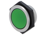 Lampă de control LED verde IP67 &Oslash;30mm
