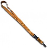 Breloc chei tip snur detasabil textil lungime 50.5 cm maro bronz