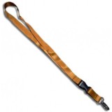 Breloc chei tip snur detasabil textil lungime 50.5 cm maro bronz