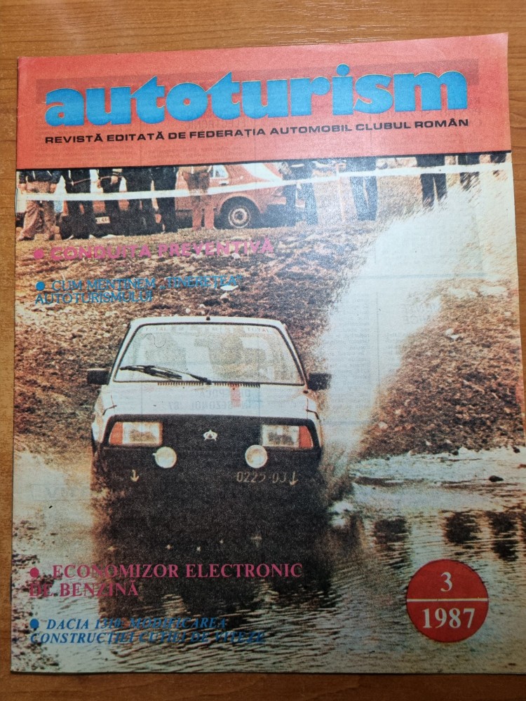 revista autoturism martie 1987art. dacia 1310,oltcit,trabant 601