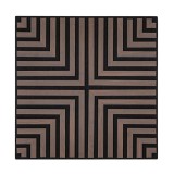 Panou acustic de perete Deco V cu aspect de nuc, 60x60x1,8 cm