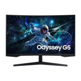 Monitor gaming curbat Samsung LS32CG552EUXEN, 32&quot;, QHD, 165 Hz, Clasa G, Negru