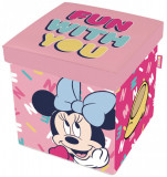 Taburet pentru depozitare jucarii Minnie Mouse, Arditex