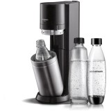 Aparat de preparare sifon DUO black, inclusiv 2 sticle, 1 L, Negru