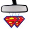 Odorizant Auto, Superman, Vanilie, Set 2 Bucați, 12x6cm