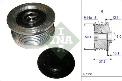 INA 535 0110 10 Sistem roata libera, generator foto