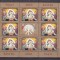ROMANIA 2010 LP 1858 c SFINTELE PASTI 2010 MINICOALA 8 TIMBRE +1 VINIETA MNH.