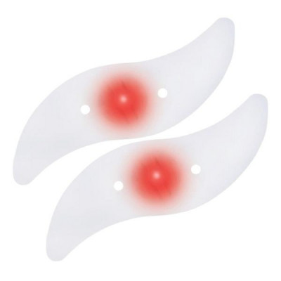 Set 2 buc Lumini ambientale LED cu 3 moduri de iluminare pentru Bicicleta, Rosu foto