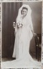 Mireasa// Foto Studio Leonardo, tip CP, Romania 1900 - 1950, Portrete