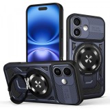 Husa pentru Apple iPhone 16, Techsuit, RuggedCam, Albastra
