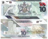 Bancnota Trinidad Tobago 10 Dolari 2020 P-62 UNC