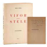 Gh. A. Cuza, Vifor subt stele, 1943, cu dedicație pentru Gheorghe Brătianu
