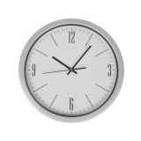 Ceas de perete, 40 cm, Argintiu, Plastic, ATU-087622, Oem