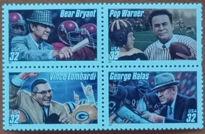 U.S.A-&amp;#039;&amp;#039;SPORT-Mari antrenori&amp;#039;&amp;#039;-set de4val in bloc-MNH LUX-NESTAMPIL.-VEZI SCAN foto