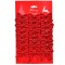 Set Fundite Decorative Craciun, Model Catifelat, Rosu, Dimensiune 4.5x5.5cm, 24 Buc.