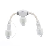 Conector T Hoff Net cablu alb