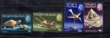 Lot 4 Timbre Insulele Pitcairn 1969 Crafts si Arta Tradicionala Lemn Sculptat si Impletituri MNH - A688