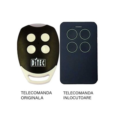 Telecomanda poarta garaj 4 butoane cod saritor frecventa 433.92MHz Ditec Gol 4C compatibila cu originalul (811) foto