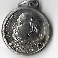Medalie religioasa, argint, 1,8 g, Papa Ioan al XXIII-lea