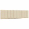 VidaXL Pernă pentru tăblie de pat, crem, 180 cm, material textil 4019182