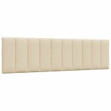 VidaXL Pernă pentru tăblie de pat, crem, 180 cm, material textil