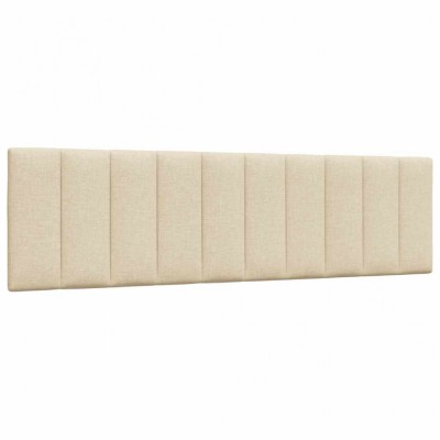 vidaXL Pernă pentru tăblie de pat, crem, 180 cm, material textil 4019182 foto