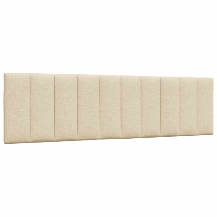 vidaXL Pernă pentru tăblie de pat, crem, 180 cm, material textil 4019182