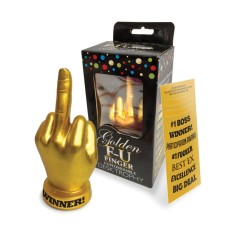 Trofeu Customizabil F-U Finger, Auriu, 15.2 cm